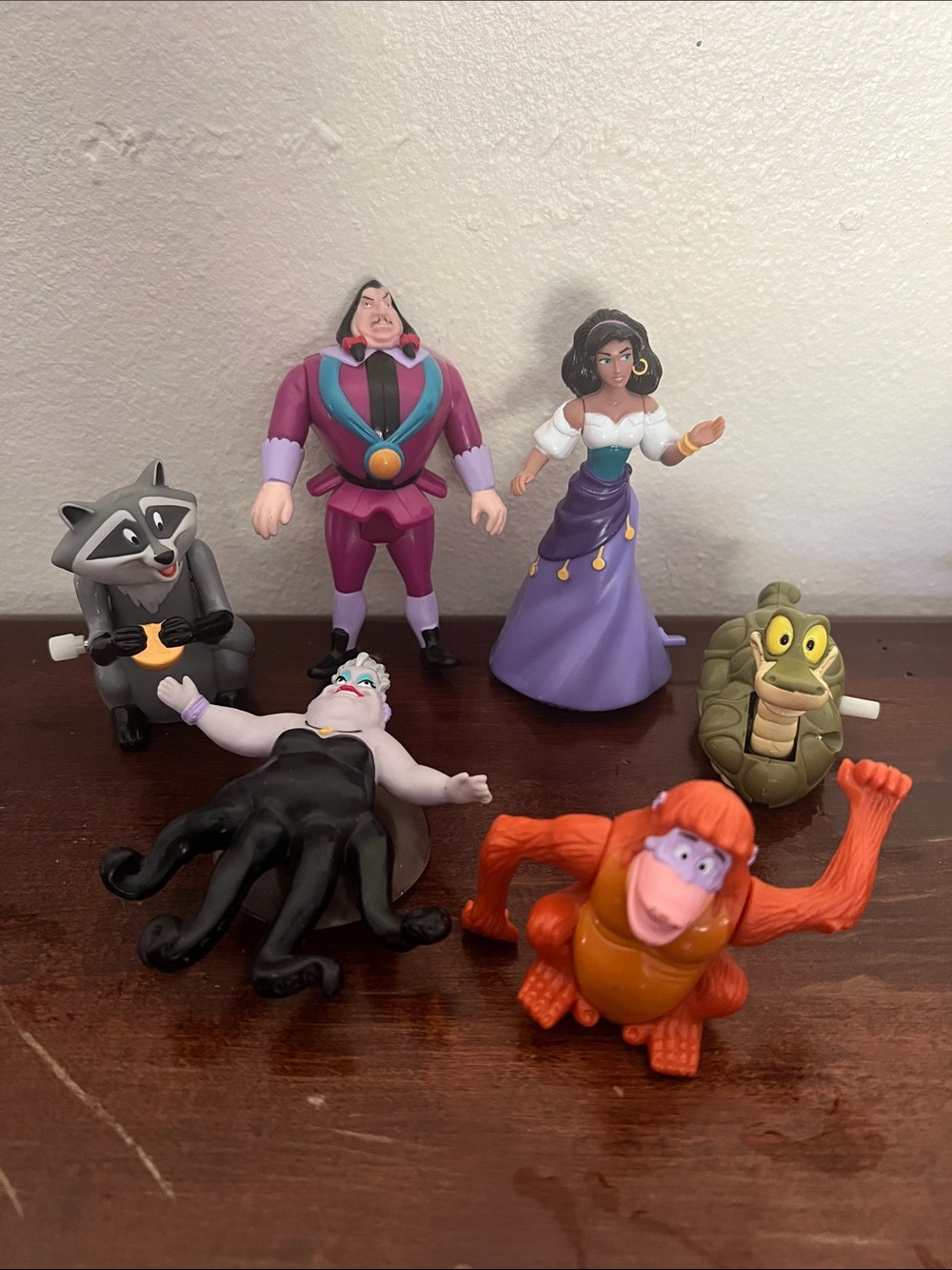 Vintage Disney Princess Collection Mini Figures - Purple Esmeralda & Friends